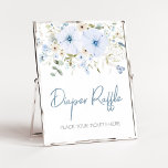 Dusty Blue Baby Bloom Baby Shower Diaper Raffle Poster<br><div class="desc">Make your event special with this Wildflower Baby Shower with our cute and lovely printable Diaper Raffle Sign featuring adorable Blue Spring Floral Baby Shower theme. Download,  personalize,  and create lasting memories with this perfect touch for your joyous celebration!

BS684</div>