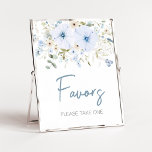 Dusty Blue Baby Bloom Baby Shower Favors Poster<br><div class="desc">Make your event special with this Wildflower Baby Shower with our cute and lovely printable Favors Sign featuring adorable Blue Spring Floral Baby Shower theme. Download,  personalize,  and create lasting memories with this perfect touch for your joyous celebration!

BS684</div>