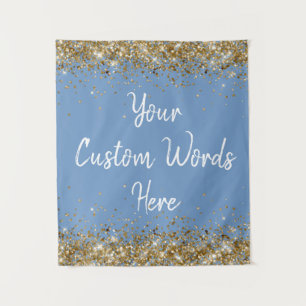 Dusty Blue Backdrop Birthday Party Photo Booth