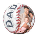 Dusty Blue Best Dad Ever First Fathers Day Photo Baseball at Zazzle