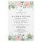 Dusty Blue Blush Floral Garden Wedding Programs