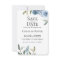 Dusty Blue Botanical Save The Date