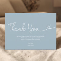 Dusty Blue Boy Baby Shower Script Heart