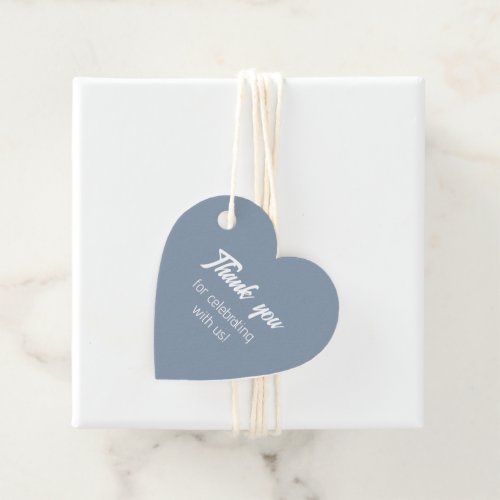 Dusty Blue Bride Squad Thank You Favor Tags