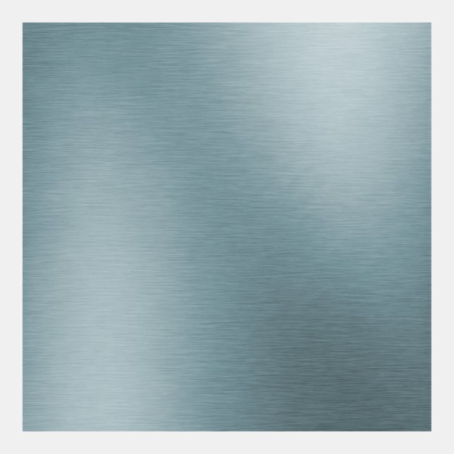 Dusty Blue Brushed Sheet Metal Surface or Texture (Front)