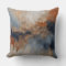 Dusty Blue Burnt Orange Navy Abstract