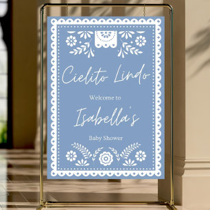 Dusty Blue Cielito lindo sign, cielito lindo baby  Foam Board