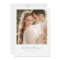Dusty Blue Classic Minimal Wedding Elegant Photo