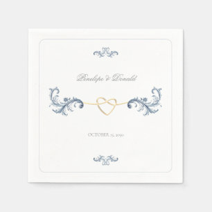 Dusty Blue Classic Wedding Napkins