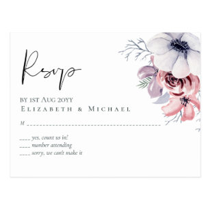Budget Wedding Rsvp Response Cards Zazzle