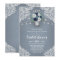 Dusty Blue Country Lace Mason Jar Bridal Shower