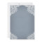 Dusty Blue Country White Lace Mason Jar Wedding