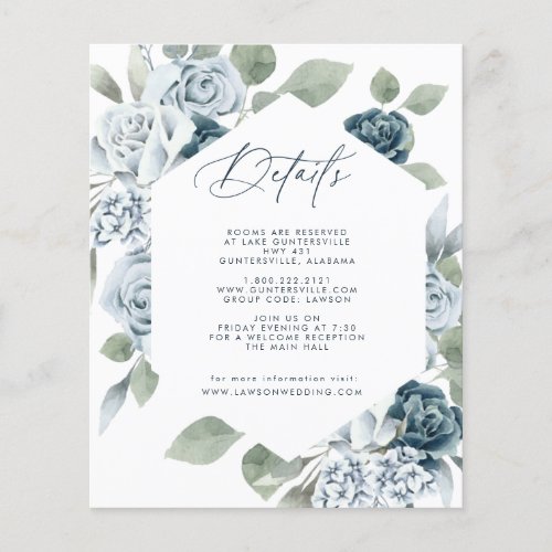 Dusty Blue Details Card 