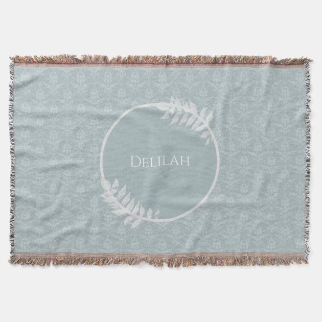 Dusty blue throw blanket hot sale