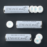 Dusty Blue Engage Mint Engagement Party Mint Favor<br><div class="desc">Engage Mint Engagement Party Favors Mints</div>
