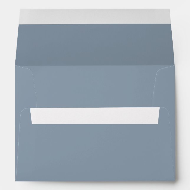 Dusty Blue Envelope (Back (Bottom))