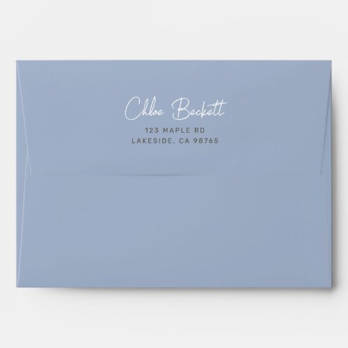 Dusty Blue  Envelope