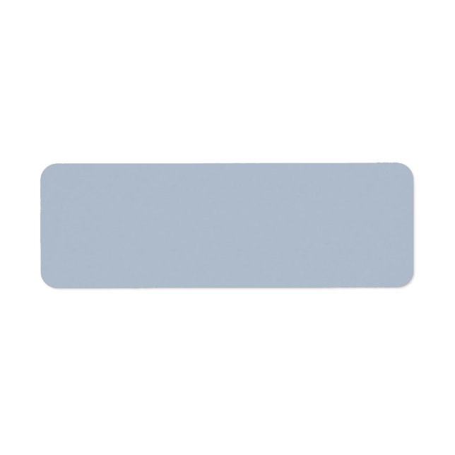 Dusty Blue Eucalyptus Greenery Blank TEMPLATE Label (Front)