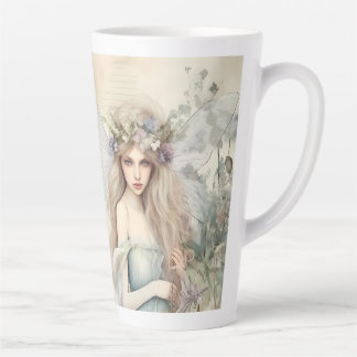 Dusty Blue Fairy (matching journal available) Latte Mug