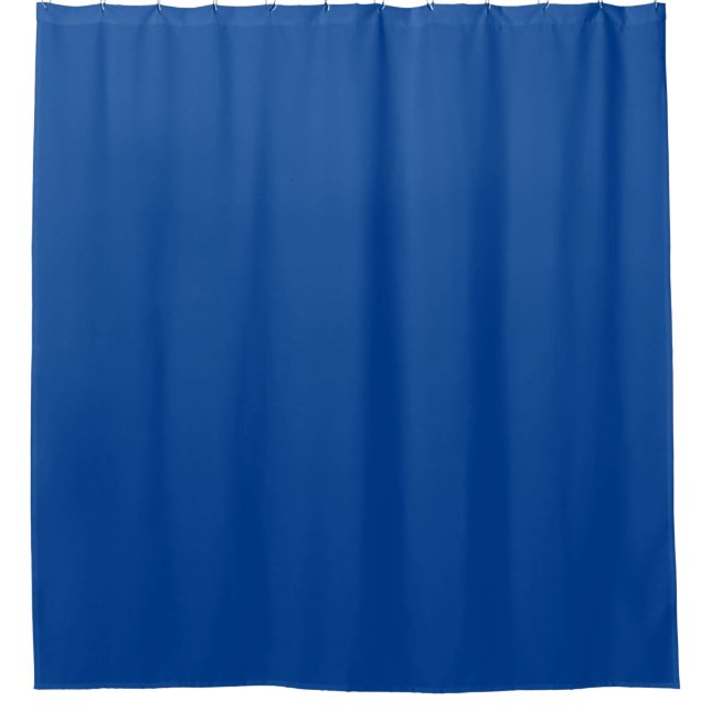 Dusty Blue,Flat Blue,Greyish Blue, Shower Curtain (Front)
