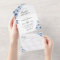 Dusty Blue Floral Bridal Shower With Recipe