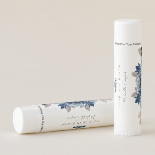 Dusty Blue Floral Lip Balm