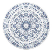  Dusty Blue Floral Mandala