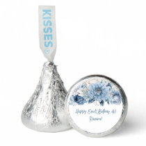 Dusty Blue Floral Party Kisses Favors