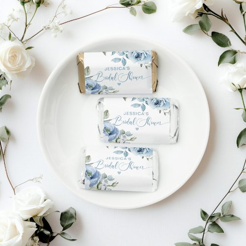 Dusty blue floral Something blue bridal