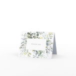 Dusty Blue Florals Thank You Card Dusty Blue Florals Thank You Card