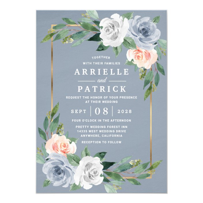 download light blue and peach wedding