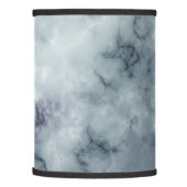Dusty Blue Gray Marble Texture Lamp Shade (Left)