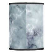 Dusty Blue Gray Marble Texture Lamp Shade (Back)