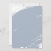 Dusty Blue & Gray Watercolor Bridal Shower Invitation (Back)