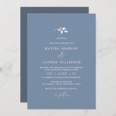 Lively Ampersand Invitations in Blue