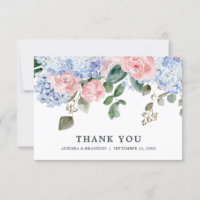 Dusty blue hydrangeas roses wedding anniversary
