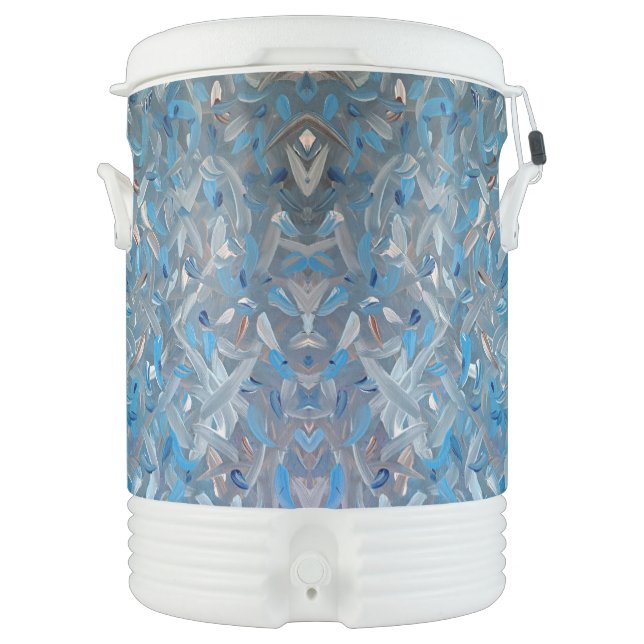 Dusty Blue Igloo Cooler (Front)