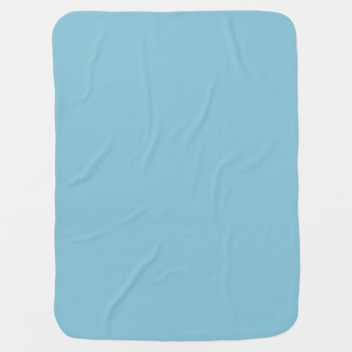 Dusty Blue Light Powder 2015 Color Trend Template Baby Blanket