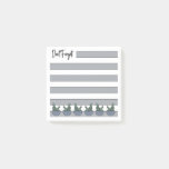 Dusty Blue | Lined | Potted Cacti -  Post-it Notes