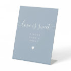 Dusty Blue Love Is Sweet Take A Treat Favor 