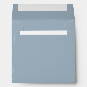 Dusty Blue Mandala Square Envelope