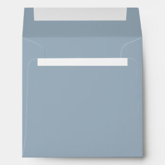 Dusty Blue Mandala Square Envelope