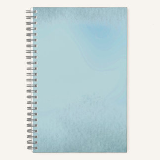 Dusty Blue Minimal Notebook