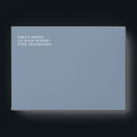 Dusty Blue Modern Simple Envelope<br><div class="desc">Dusty Blue Color Modern Simple Envelope for Wedding,  Bridal Shower,  Baby Shower,  Birthday or Other Occasions.</div>