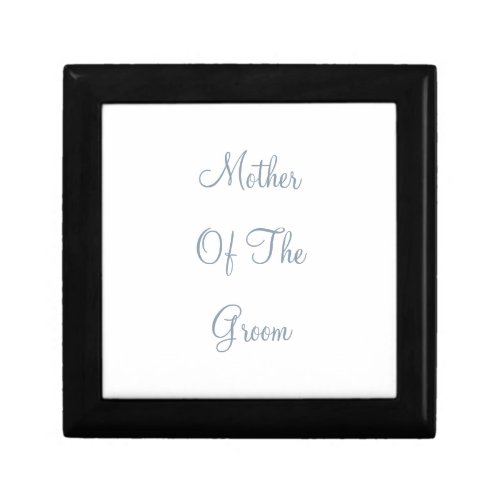 Dusty Blue Mother Of The Groom Wedding Gift Favor Gift Box