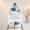Dusty Blue Navy Champagne Bridal Shower Welcome