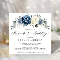 Dusty Blue Navy Champagne Ivory Brunch and Bubbly