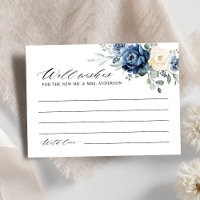 Dusty Blue Navy Champagne Ivory Wishing well Enclo