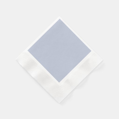 Dusty Blue Party Cocktail Napkins Zazzle