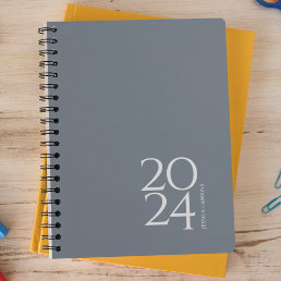 Dusty Blue Personal 2024 Weekly Planner